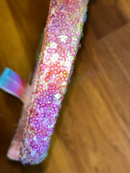 NWOT Tokyo Disney 40 Pink Ombré  Sequin Mickey Minnie Mouse Ears Headband